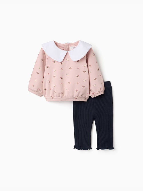 Set felpa spazzolata e leggings - Kiabi Set felpa spazzolata e leggings - Kiabi