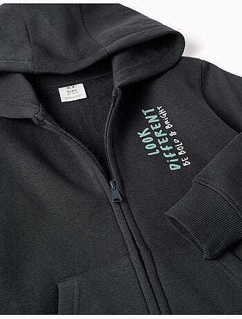 Set giacca con cappuccio e joggers spazzolati