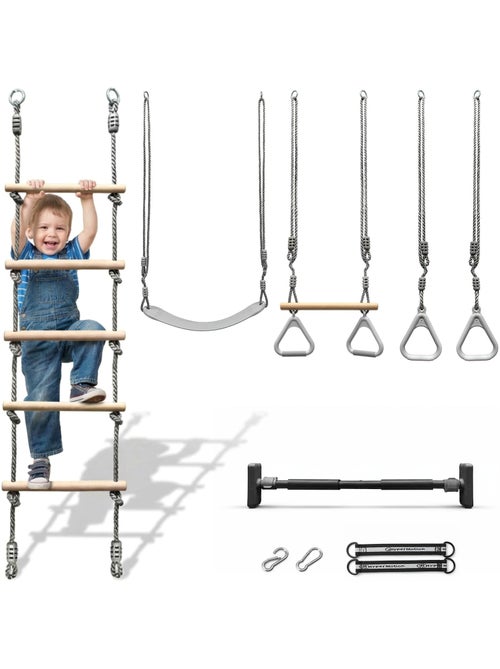 Set Ginnastica 5 in 1 HyperMotion - Area Giochi per Interni e Giardino - 100 kg - Kiabi
