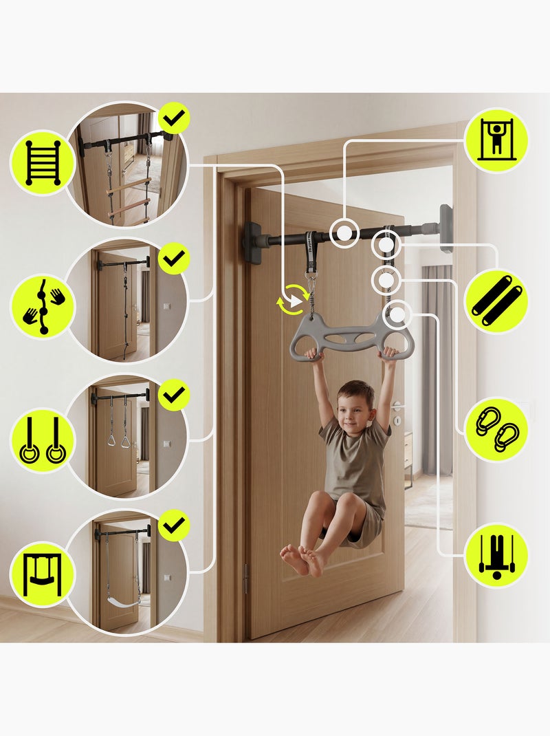 Set Ginnastica 6 in 1 HyperMotion - Area Giochi per Casa/Giardino - 100 kg Beige - Kiabi