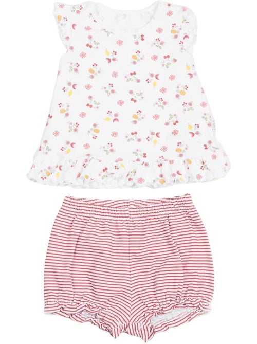 Set in cotone biologico, cerise | Kitikate - Kiabi