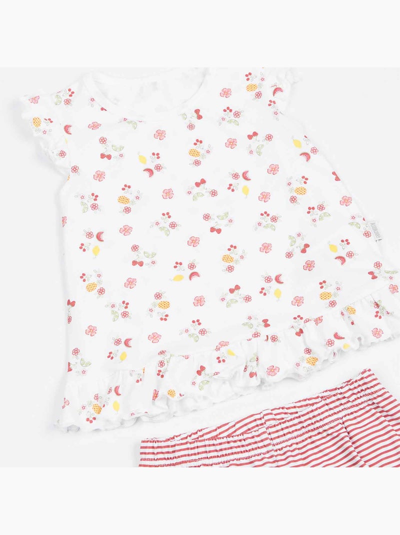 Set in cotone biologico, cerise | Kitikate Bianco - Kiabi
