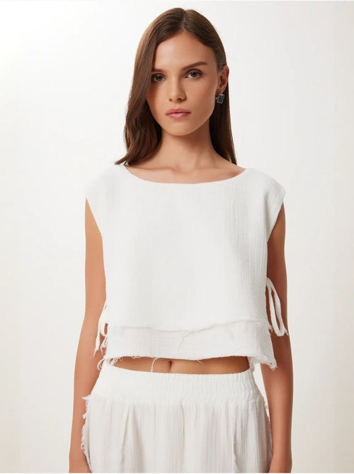 Set in cotone con blusa senza maniche e gonna a gamba ampia istanbul - Kiabi Set in cotone con blusa senza maniche e gonna a gamba ampia istanbul - Kiabi