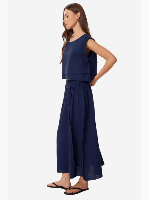 Set in cotone con blusa senza maniche e gonna a gamba ampia istanbul - Kiabi Set in cotone con blusa senza maniche e gonna a gamba ampia istanbul - Kiabi