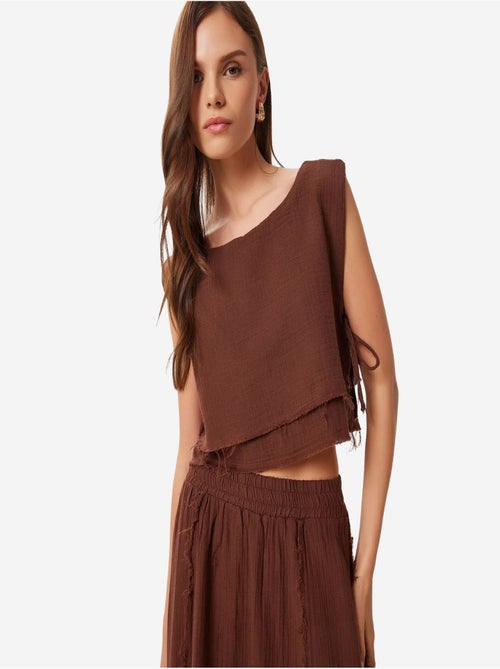 Set in cotone con blusa senza maniche e gonna a gamba ampia istanbul - Kiabi Set in cotone con blusa senza maniche e gonna a gamba ampia istanbul - Kiabi