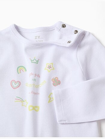 Set in cotone di Pigiami + bavaglino