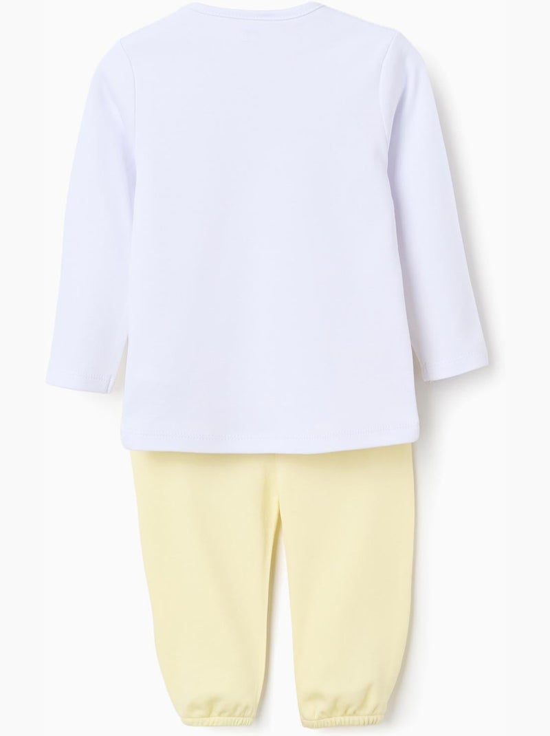 Set in cotone di Pigiami + bavaglino Bianco - Kiabi