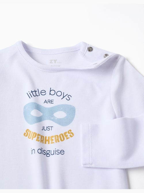 Set in cotone di Pigiami + bavaglino - Kiabi