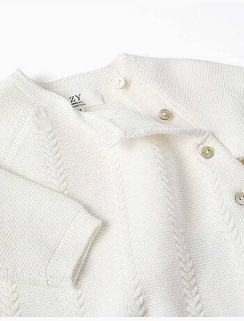 Set in maglia di cotone 3 pezzi