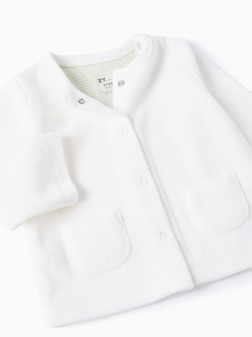 Set in velluto di maglione + pantaloni a righe - Kiabi