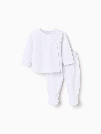 Set in velluto di maglione + pantaloni con piedini