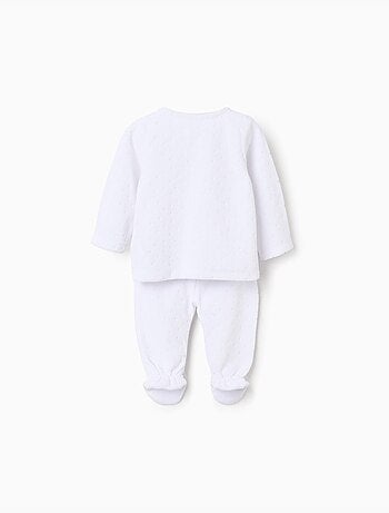 Set in velluto di maglione + pantaloni con piedini