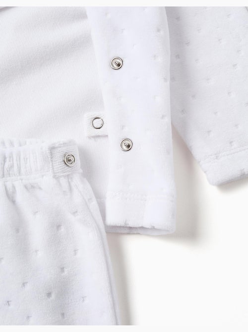 Set in velluto di maglione + pantaloni con piedini - Kiabi