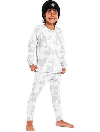 Set intimo termico per bambini sport invernali bambini e bambine magic ice