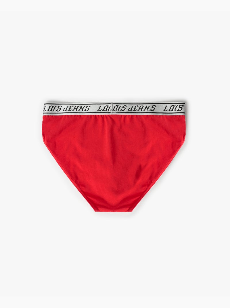 Set intimo/slip da uomo LOIS con borraccia in confezione regalo Rosso - Kiabi