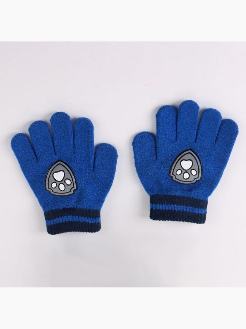 Set invernale bambino Pat'Patrouille Berretto guanti e sciarpa Blu marino - Kiabi