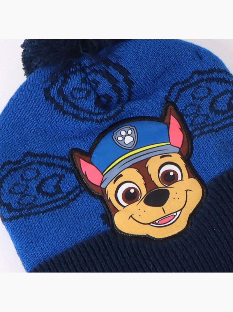 Set invernale bambino Pat'Patrouille Berretto guanti e sciarpa Blu marino - Kiabi