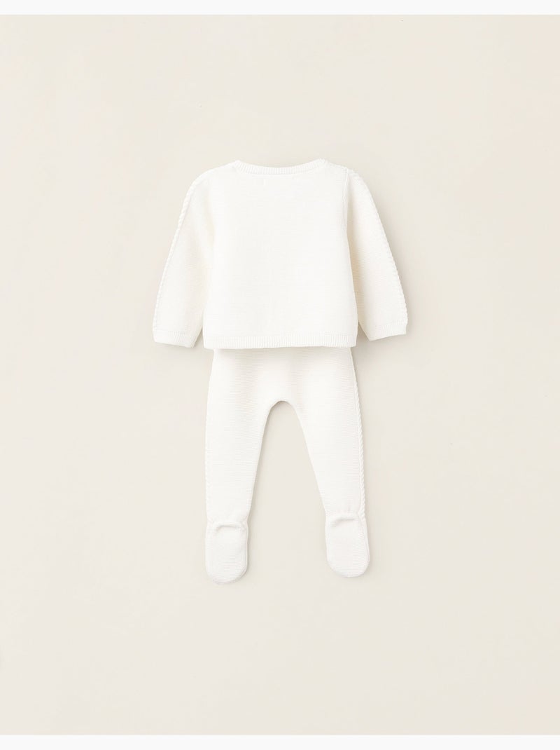 Set lavorato a maglia 3 pezzi Bianco - Kiabi