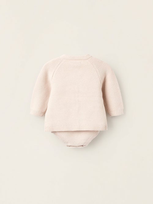 Set lavorato a maglia 4 pezzi in cotone - Kiabi