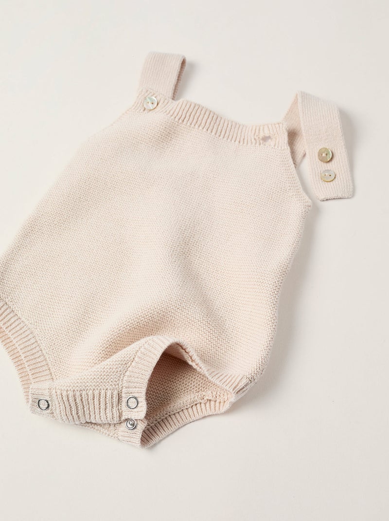 Set lavorato a maglia 4 pezzi in cotone Beige chiaro - Kiabi
