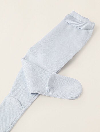 Set lavorato a maglia a righe