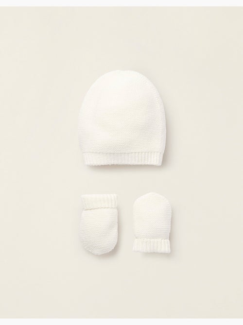 Set lavorato a maglia berretto + guanti - Kiabi
