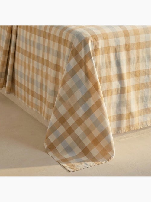 Set lenzuola 100% cotone a quadretti Vichy, include federa - Gamusi - Kiabi Set lenzuola 100% cotone a quadretti Vichy, include federa - Gamusi - Kiabi