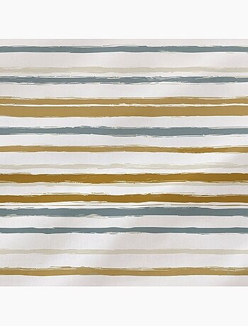 Set lenzuola 100% cotone a righe, include federa - Gamusi