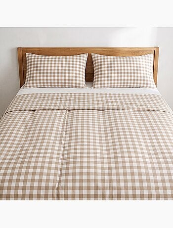Set lenzuola 100% cotone con federa/e, quadretti vichy - gamusi.