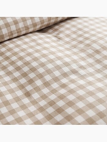 Set lenzuola 100% cotone con federa/e, quadretti vichy - gamusi.