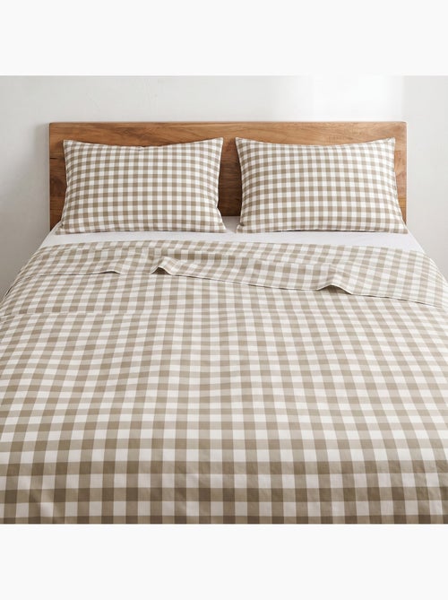 Set lenzuola 100% cotone con federa/e, quadretti vichy - gamusi. - Kiabi