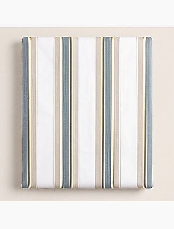 Set lenzuola 100% cotone con federa/e, righe larghe - gamusi.