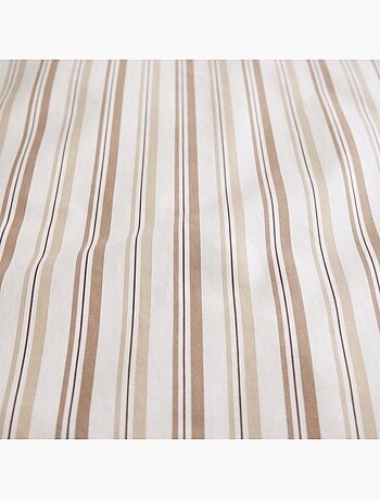 Set lenzuola 100% cotone con federa/e, righe sottili - gamusi.
