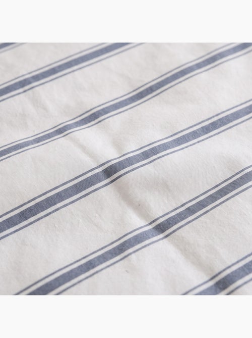 Set lenzuola 100% cotone con federa/e, righe sottili - gamusi. - Kiabi