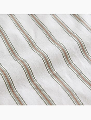 Set lenzuola 100% cotone con federa/e, righe sottili - gamusi.