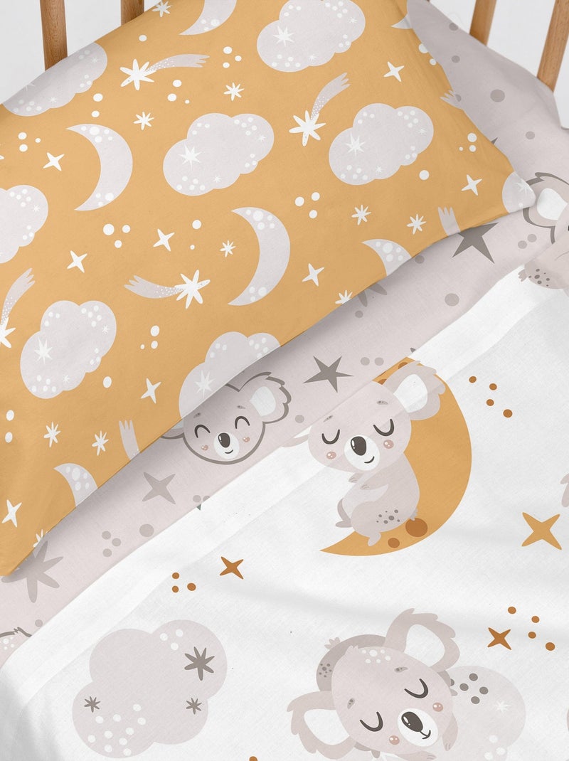 Set lenzuola 2 pezzi Baby koala "Happyfriday" Multicolore - Kiabi