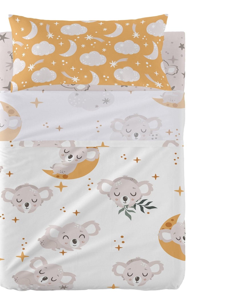 Set lenzuola 2 pezzi Baby koala "Happyfriday" Multicolore - Kiabi
