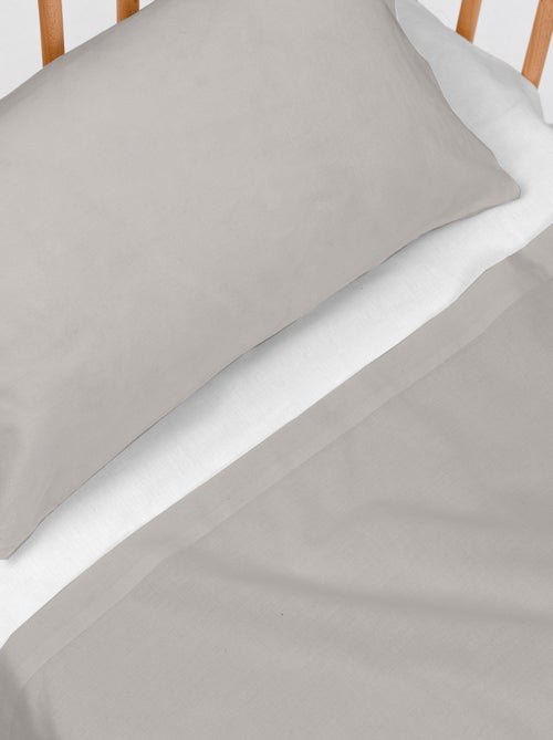 Set lenzuola 2 pezzi Basic "Happyfriday" - Kiabi