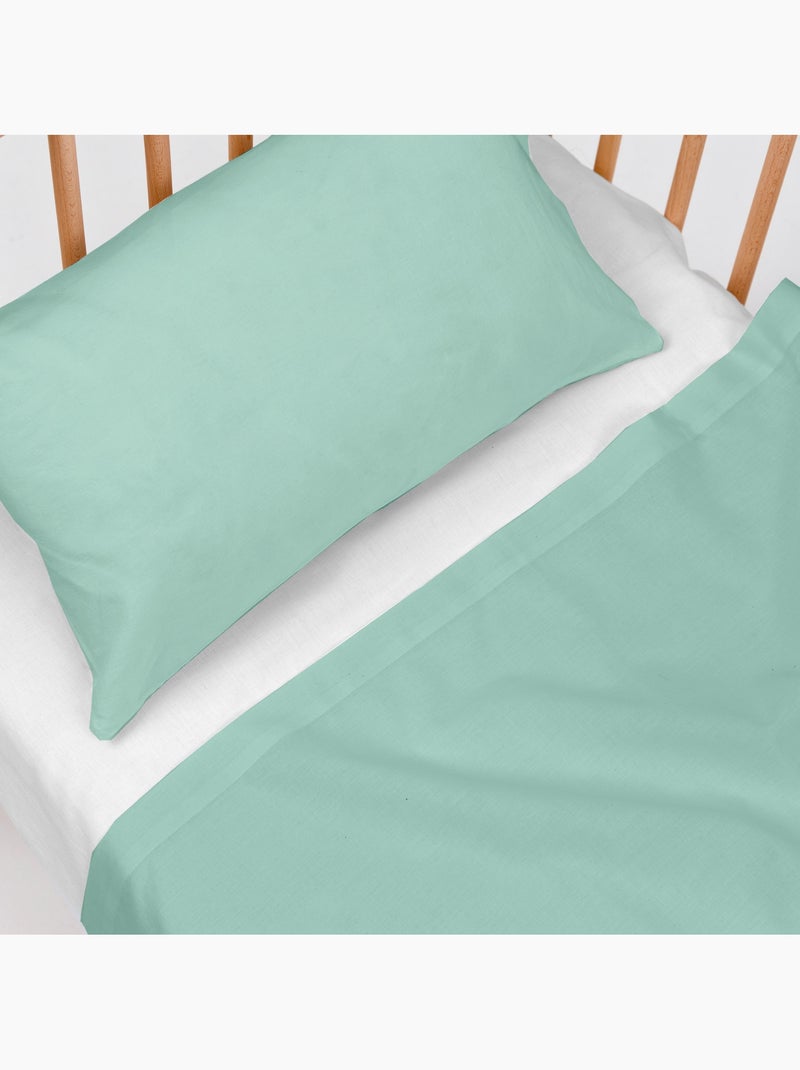 Set lenzuola 2 pezzi Basic "Happyfriday" Menta - Kiabi