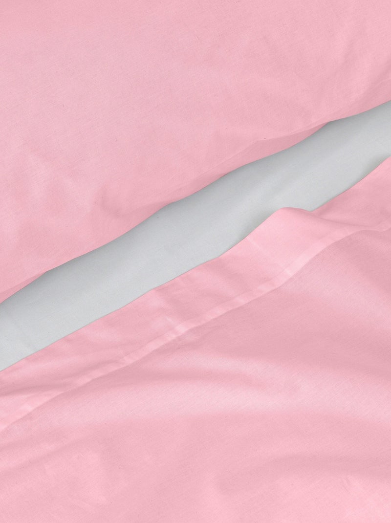 Set lenzuola 2 pezzi Basic "Happyfriday" Rosa pallido - Kiabi