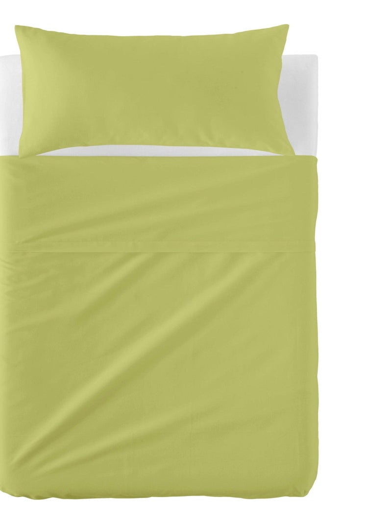Set lenzuola 2 pezzi Basic "Happyfriday" Verde - Kiabi