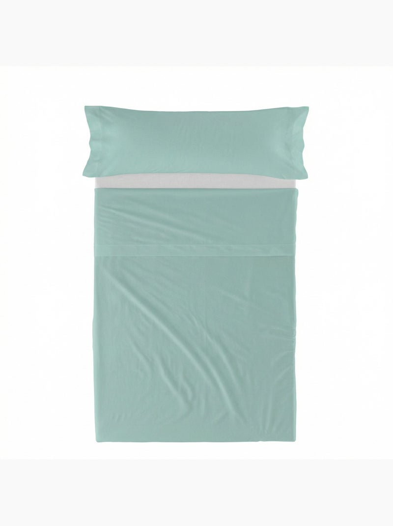 Set lenzuola 2 pezzi Basic "Happyfriday" Verde - Kiabi