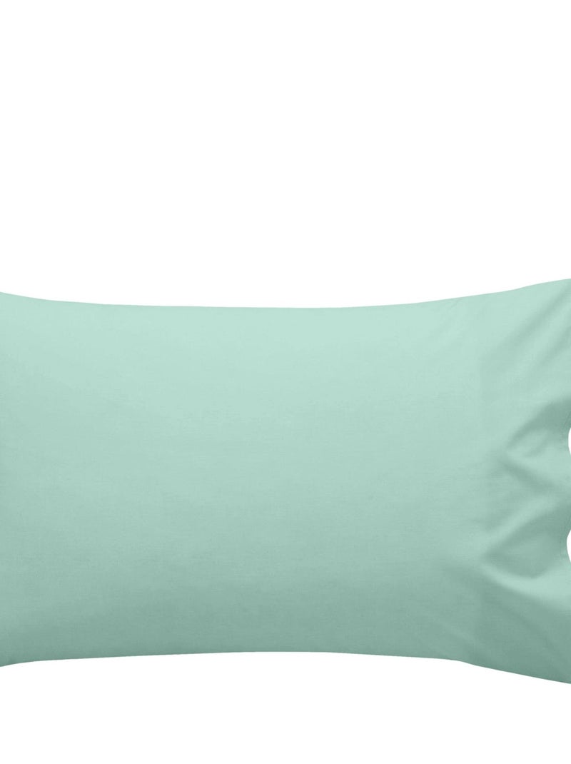 Set lenzuola 2 pezzi Basic "Happyfriday" Verde chiaro - Kiabi