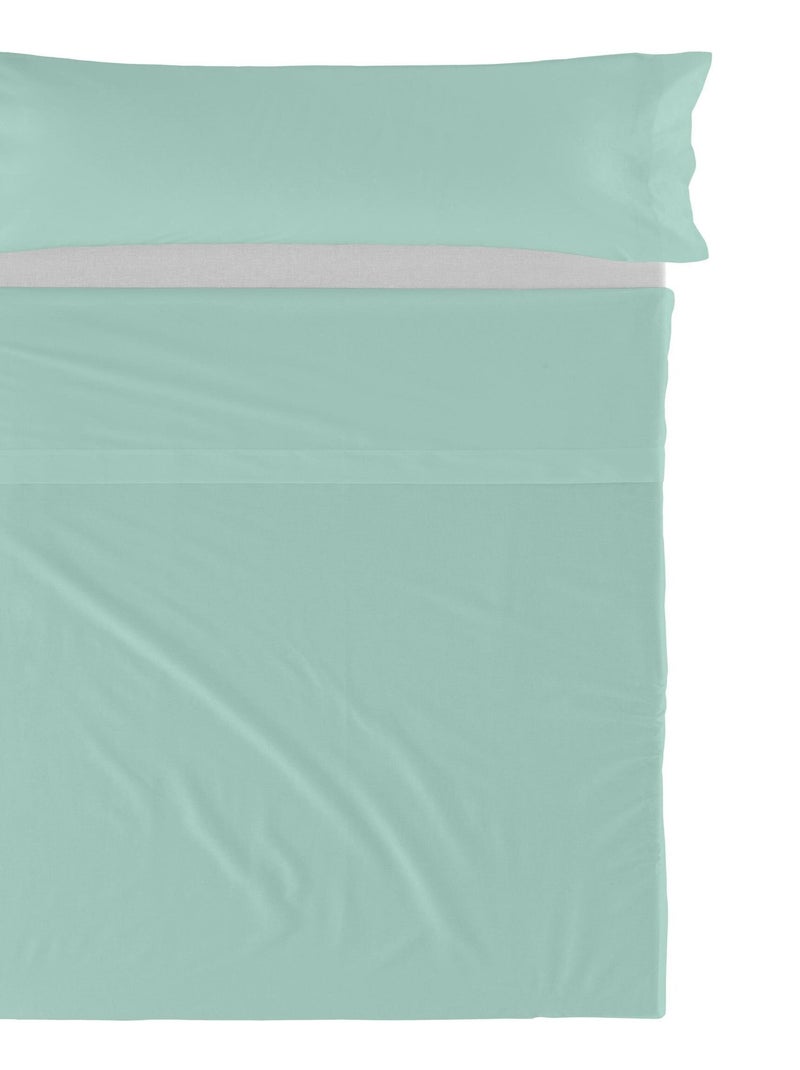Set lenzuola 2 pezzi Basic "Happyfriday" Verde chiaro - Kiabi