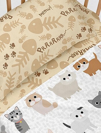 Set lenzuola 2 pezzi Cats "Happyfriday