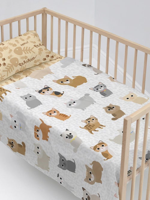 Set lenzuola 2 pezzi Cats "Happyfriday" - Kiabi