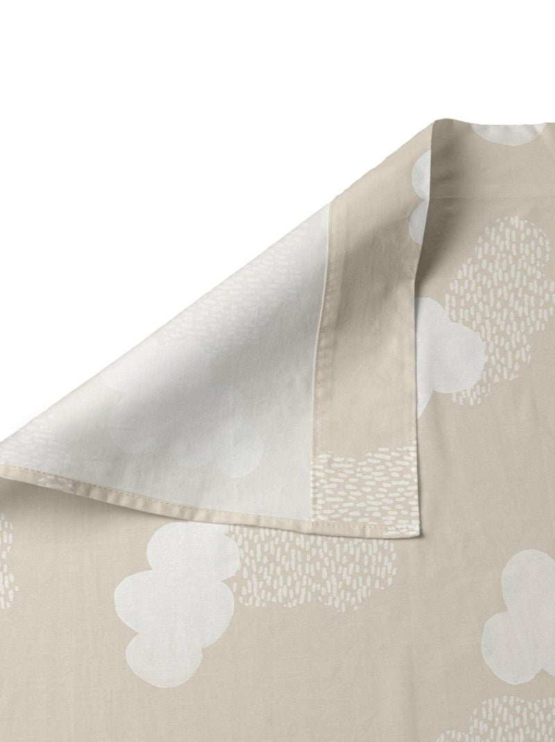 Set lenzuola 2 pezzi Clouds "Happyfriday" Beige - Kiabi