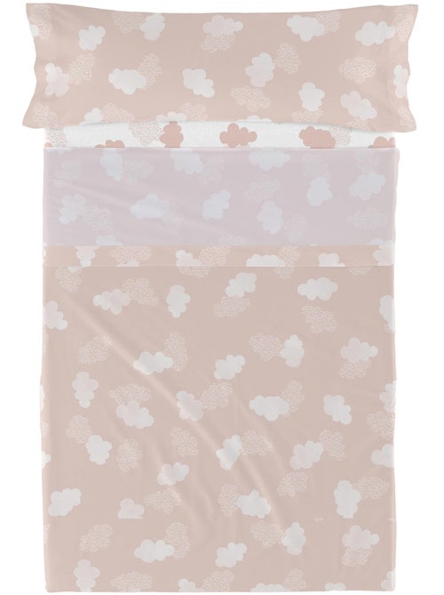 Set lenzuola 2 pezzi Clouds "Happyfriday" - Kiabi
