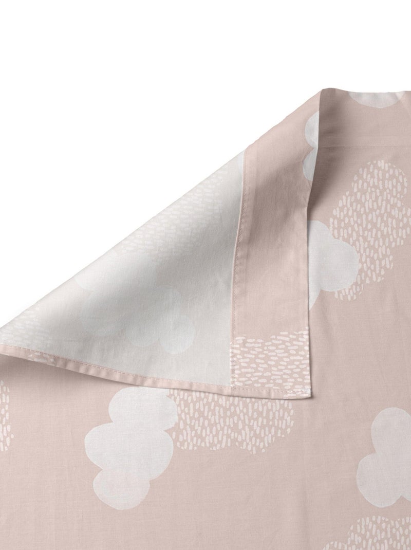 Set lenzuola 2 pezzi Clouds "Happyfriday" Rosa - Kiabi