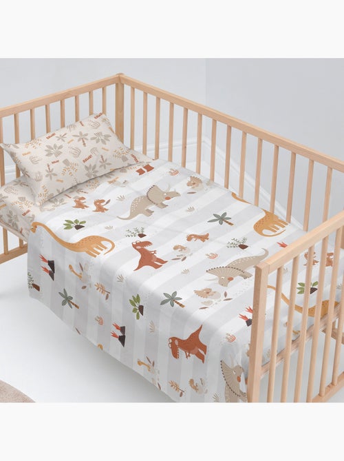 Set lenzuola 2 pezzi Dino family "Happyfriday" - Kiabi